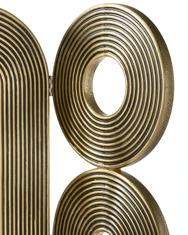 Pols Potten Ososo Kamerscherm Gold