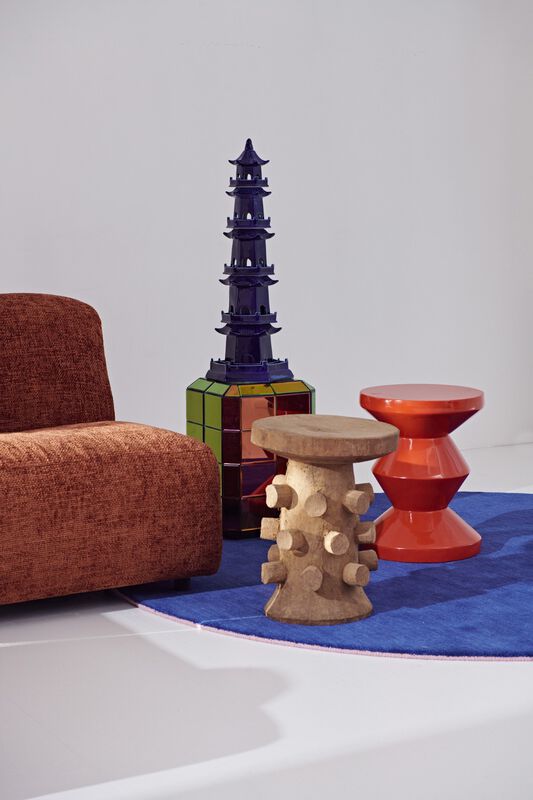 Pols Potten Outline Kleed - Rond Dark Blue