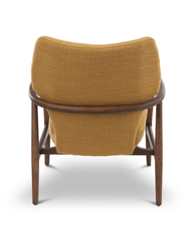 Pols Potten Peggy Stoel Gestoffeerd Glad Ochre