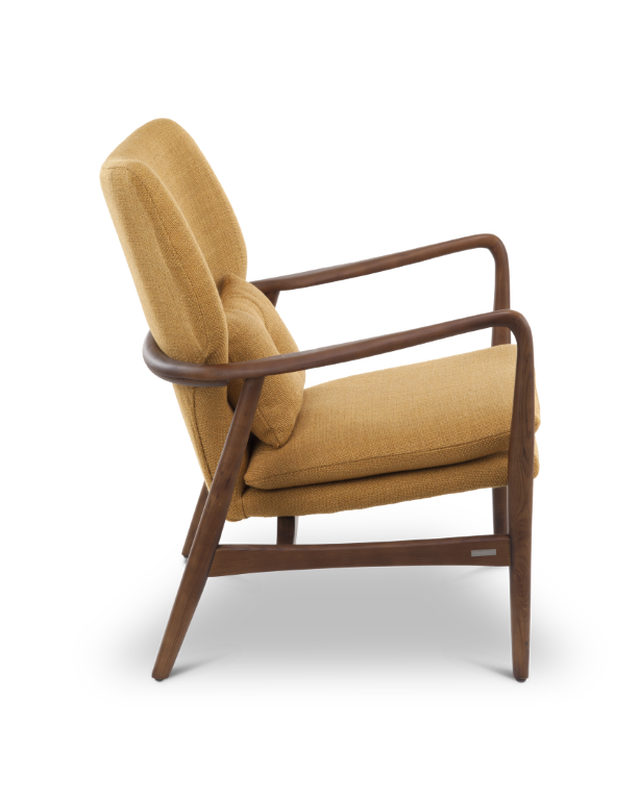 pols potten Peggy Stoel Gestoffeerd Glad Ochre