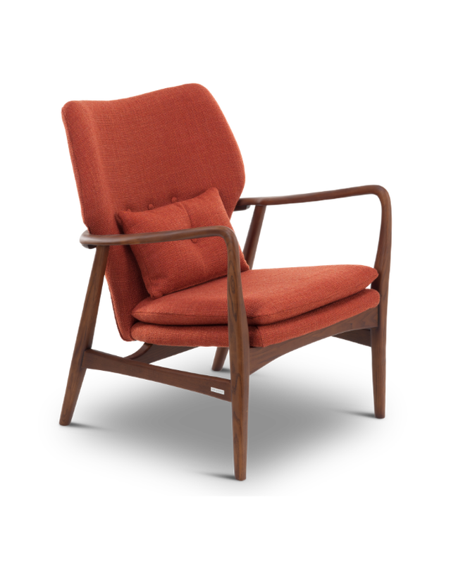 pols potten Peggy Stoel Gestoffeerd Glad Rust red