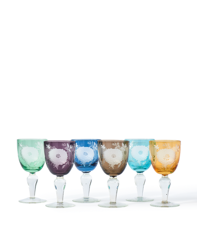 Pols Potten Peony Wijnglazen Multi-colour