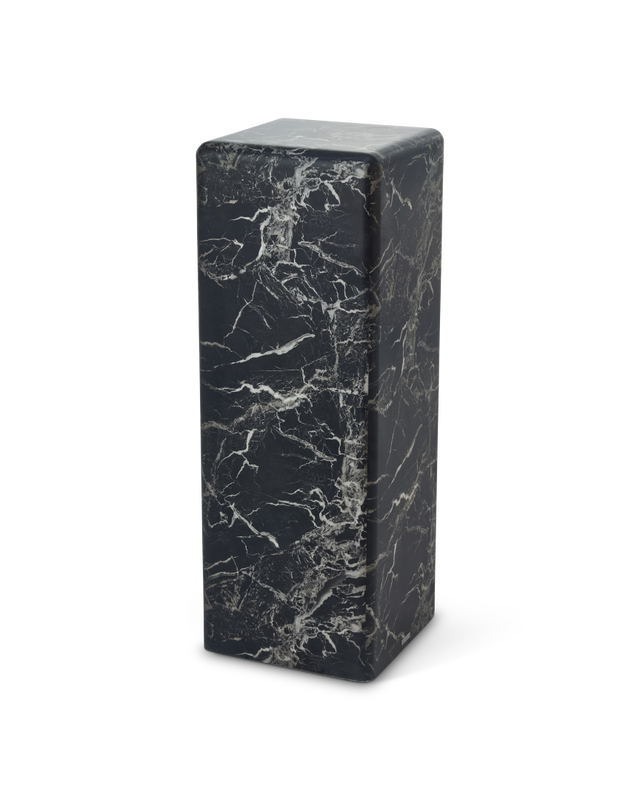 pols potten Pillar Marble Look - L Black