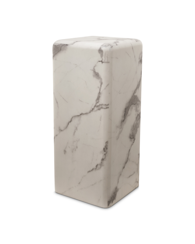pols potten Pillar Marble Look - M White