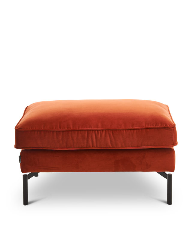 pols potten Pouf PPno.2 Velvet Rust red