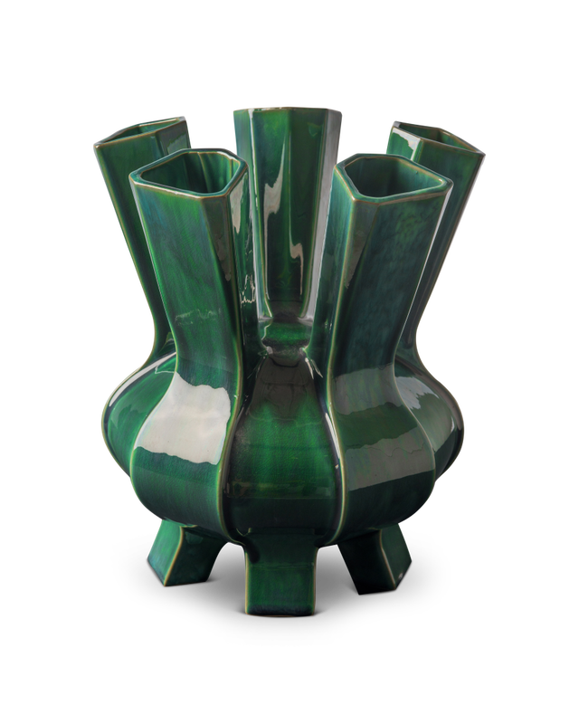 pols potten Puyi Vaas Dark green