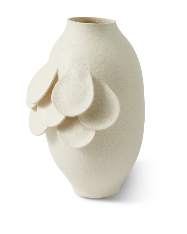 Pols Potten Quillie Vaas - M Beige