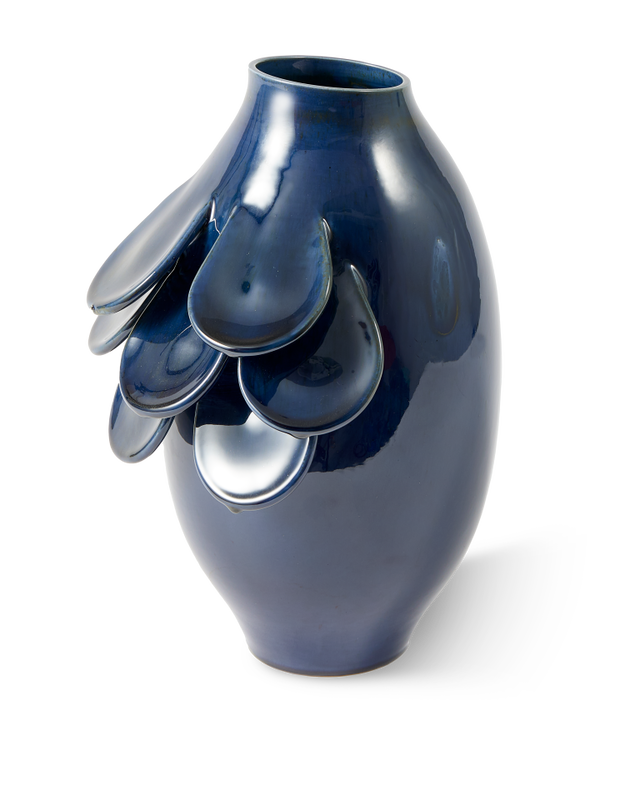 pols potten Quillie Vaas - S Dark blue