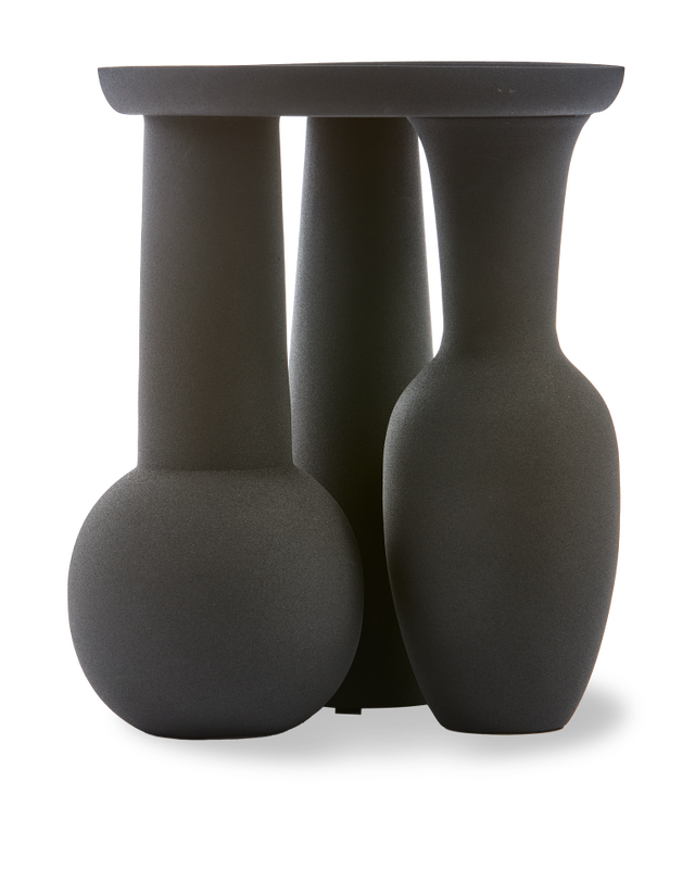 Pols Potten Roman Vaas En Schaal Black