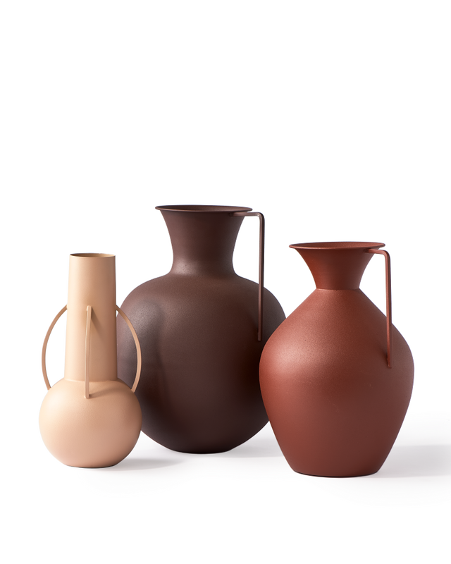 Pols Potten Roman Vaas Set 3 Cognac