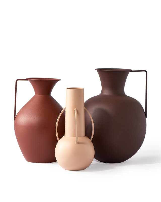Pols Potten Roman Vaas Set 3 Cognac