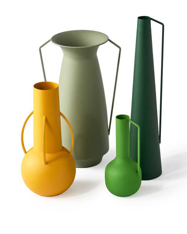 pols potten Roman Vaas Set 4 Olive green