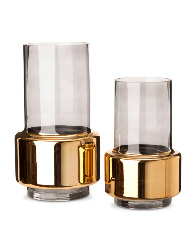 Pols Potten Smoked Gold Lobby Vaas - M Gold