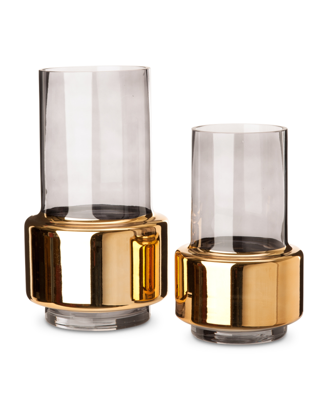 Pols Potten Smoked Gold Lobby Vaas - S Gold