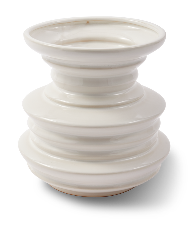 pols potten Stacked Plates Vaas White