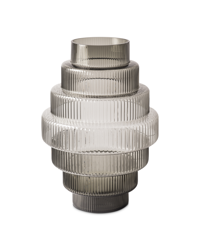 pols potten Steps Vaas - L Dark grey