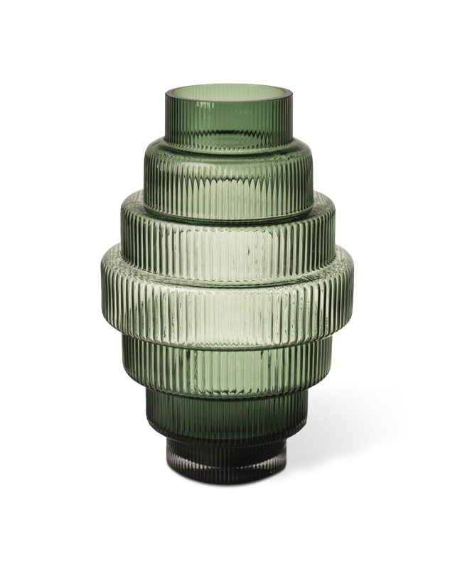 pols potten Steps Vaas - S Dark green