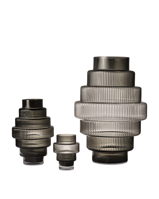 Pols Potten Steps Vaas - S Dark Grey