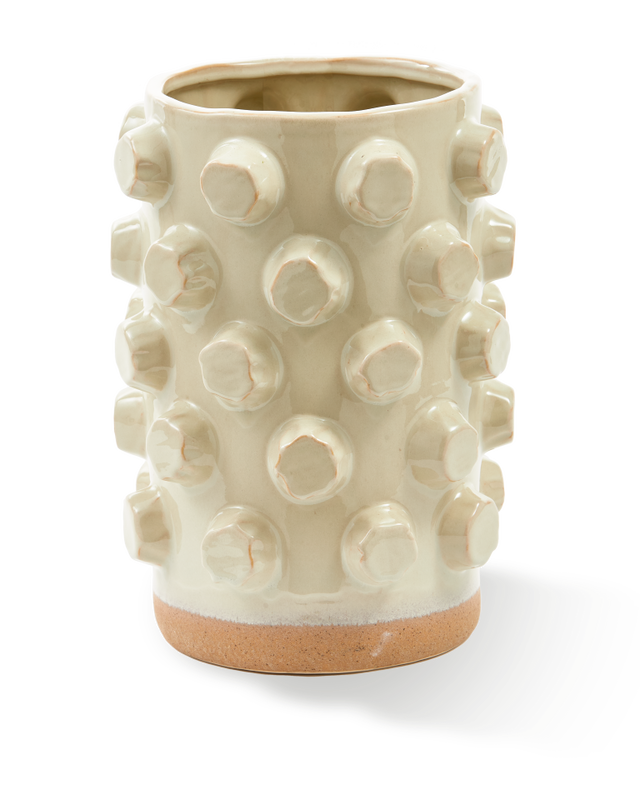 Pols Potten Structure Vaas - M Beige