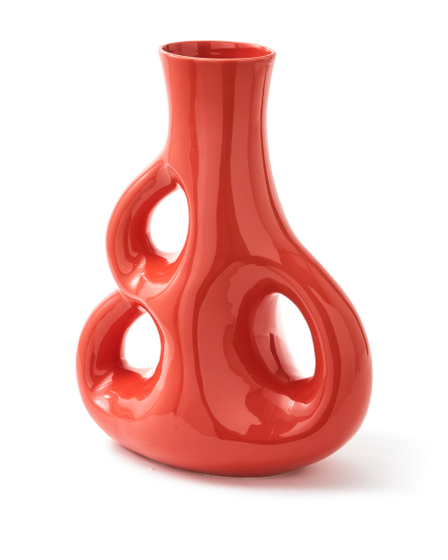 Pols Potten Three Ears Vaas - M Coral Red