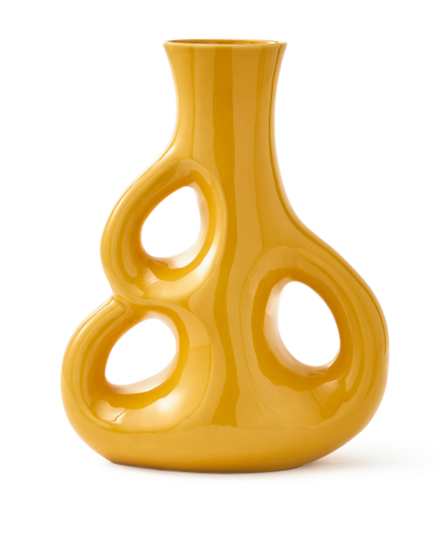 Pols Potten Three Ears Vaas - M Yellow