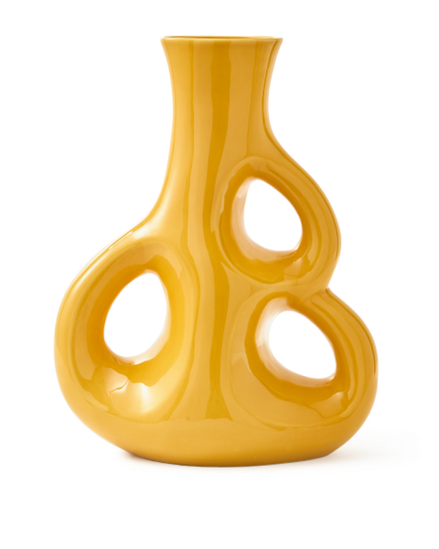 pols potten Three Ears Vaas - M Yellow