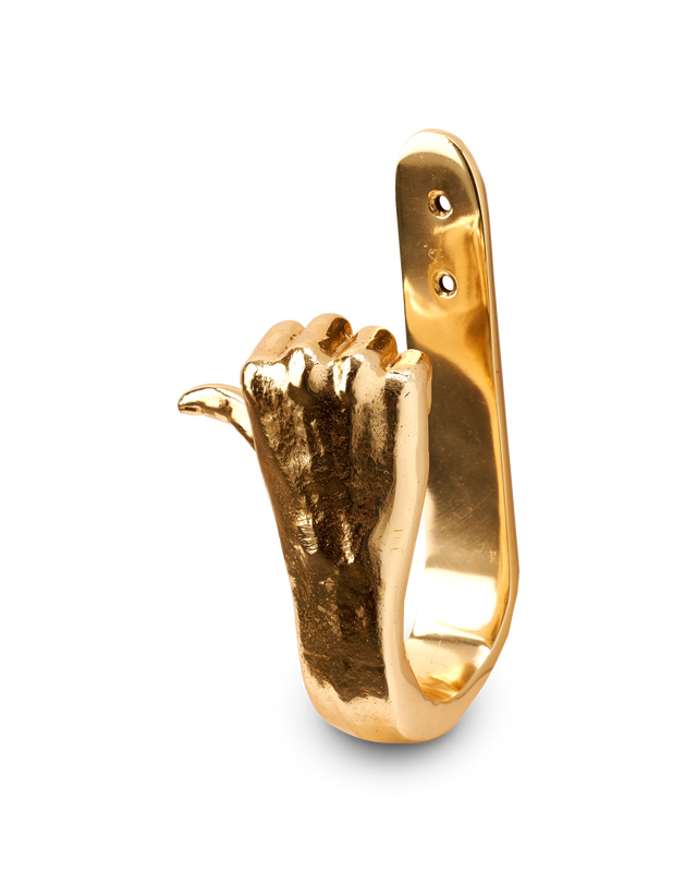 pols potten Thumbs Up Wandhaak Gold