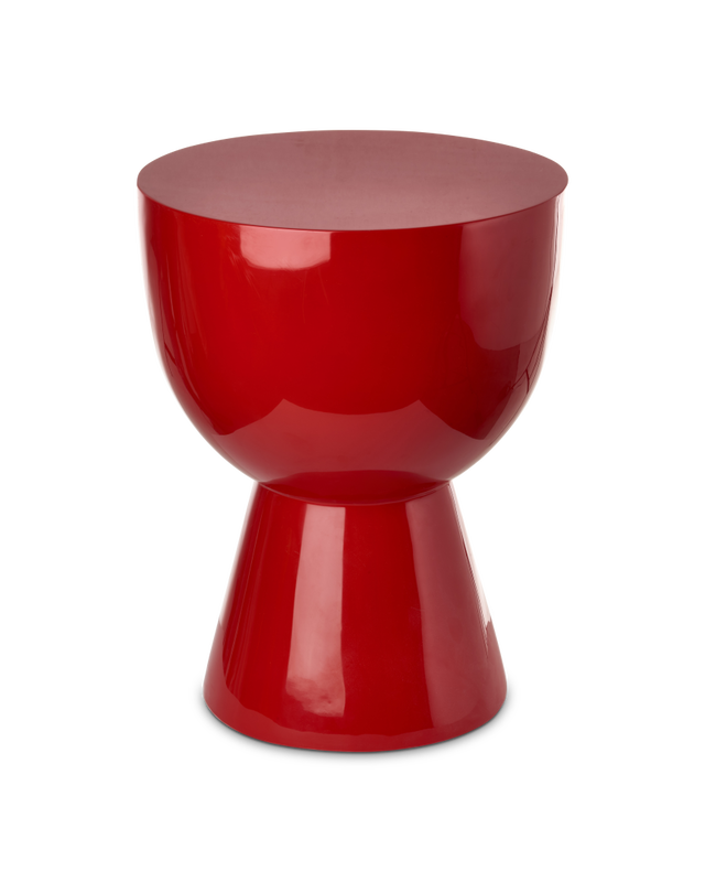 pols potten Tip Tap Kruk Rust red