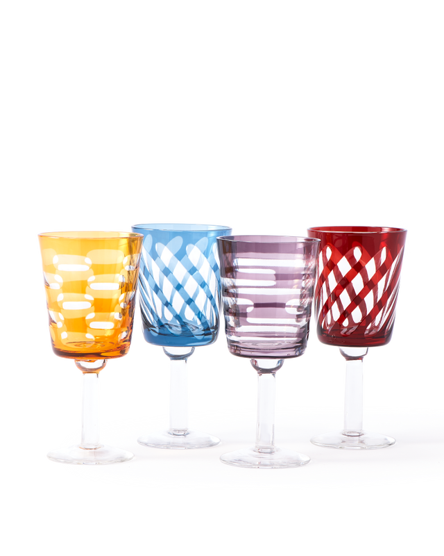 Pols Potten Tubular Wijnglazen Multi-colour