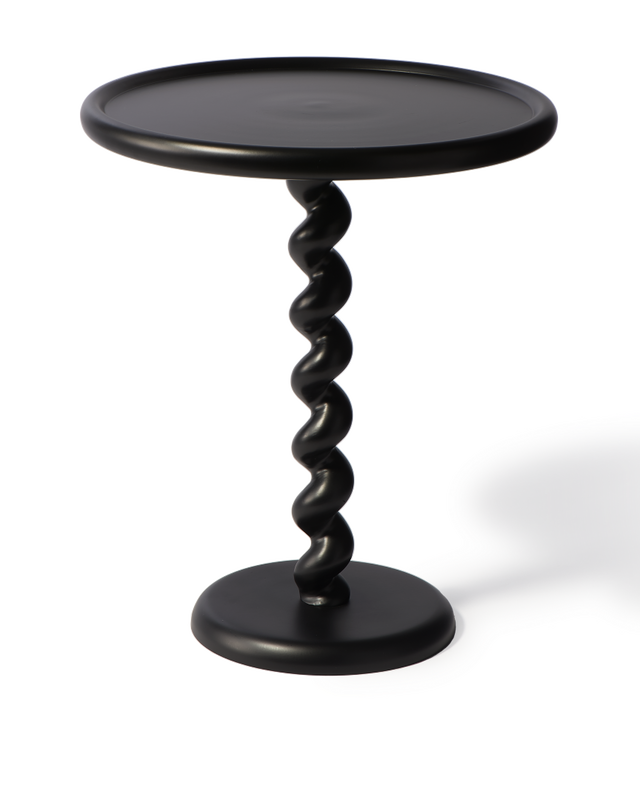 pols potten Twister Bijzettafel Black