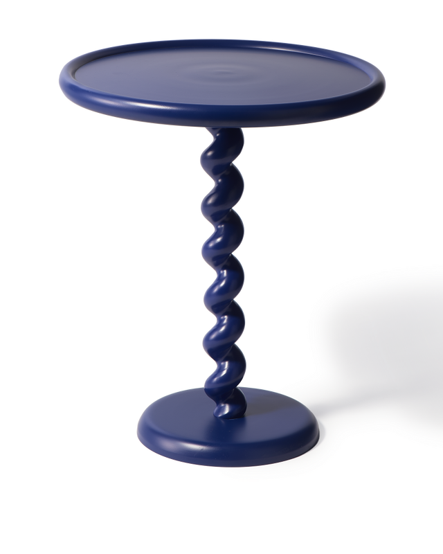 pols potten Twister Bijzettafel Dark blue