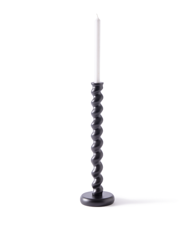 pols potten Twister Kandelaar - XL Black