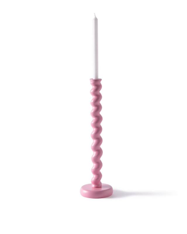 pols potten Twister Kandelaar - XL Light pink