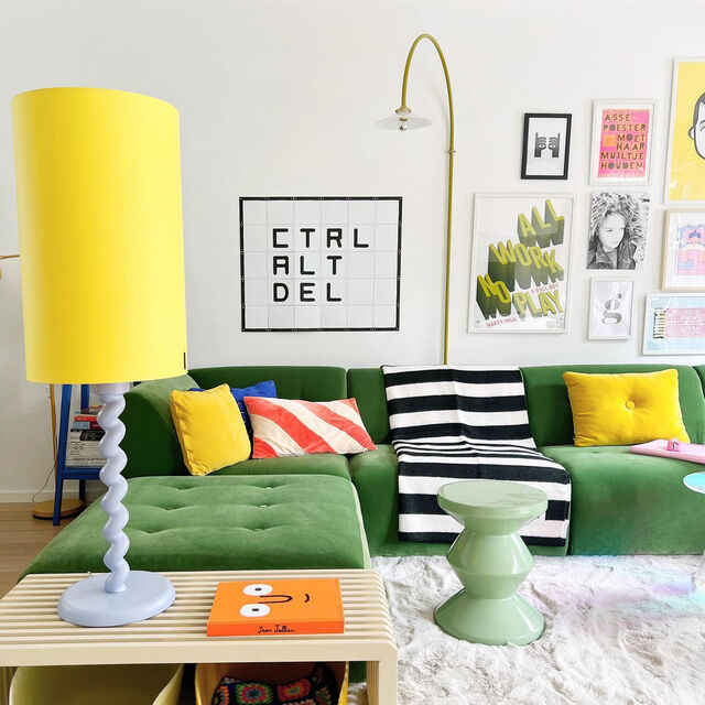 Pols Potten Twister Lampvoet Light Blue