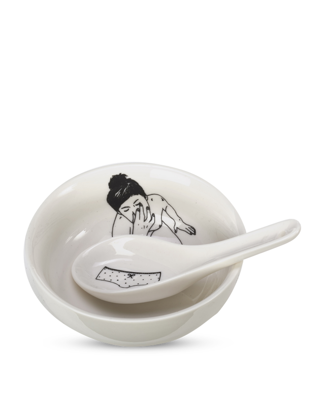 Pols Potten Undressed Kommen White