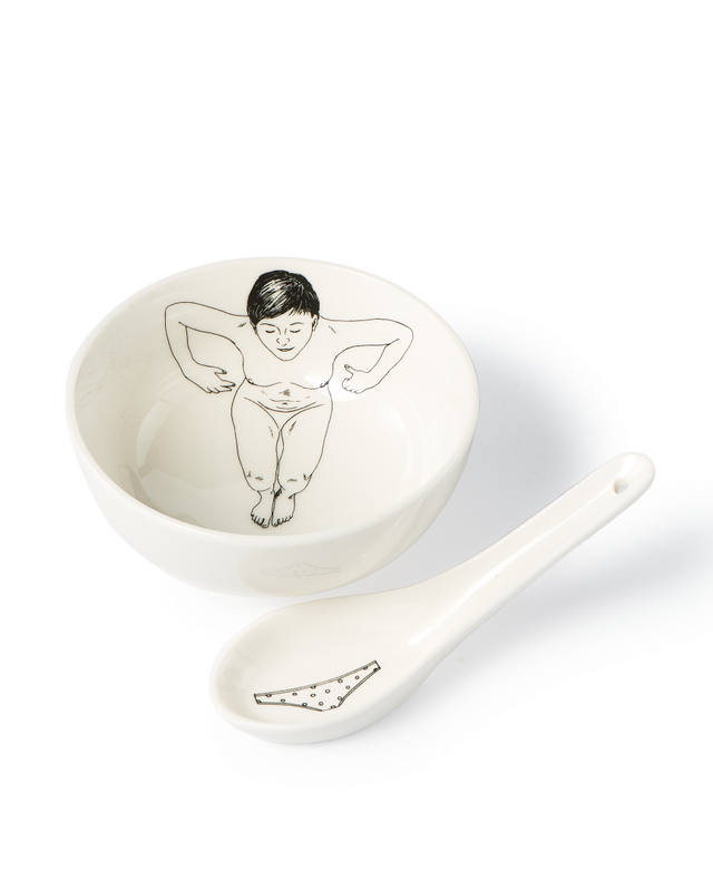 Pols Potten Undressed Kommen White