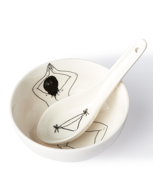 pols potten Undressed Kommen White