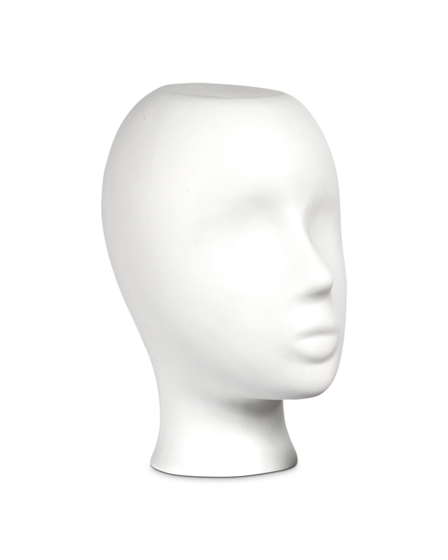 Pols Potten Upside-down Head Vaas White