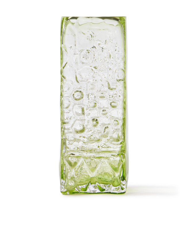 Pols Potten Vierkante Reliëfvaas Light Green