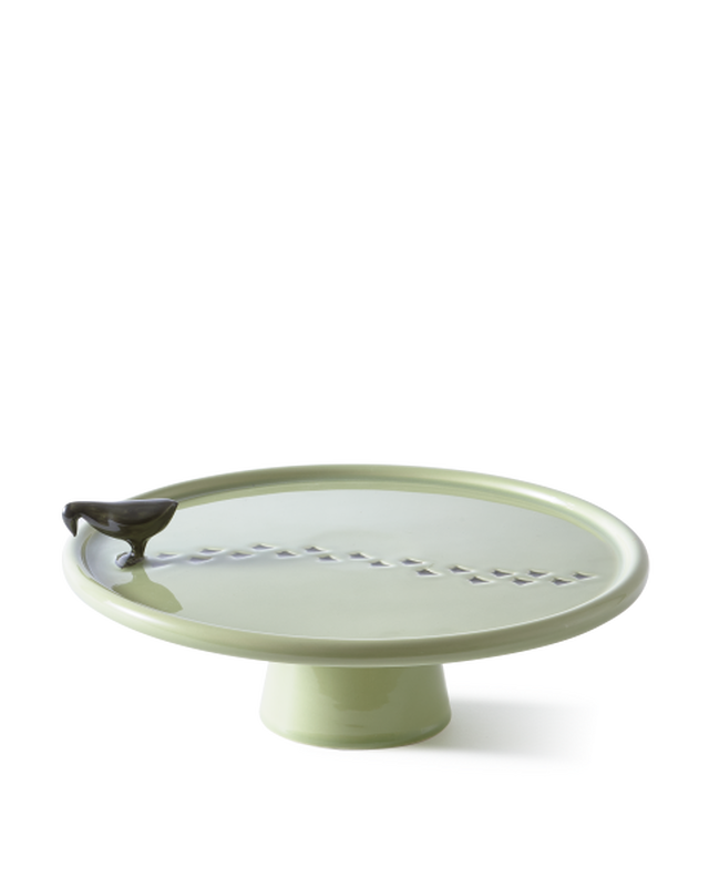 pols potten Walking Duck Bord Green grey