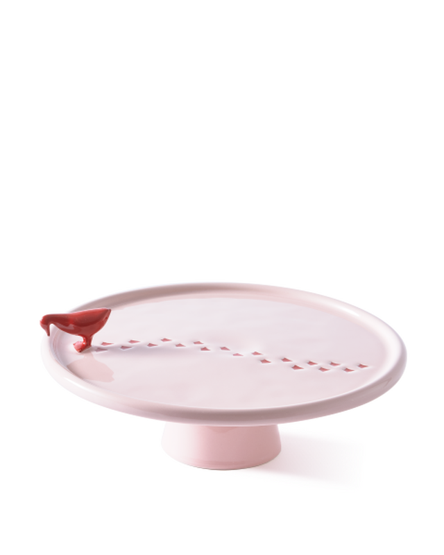 pols potten Walking Duck Bord Light pink