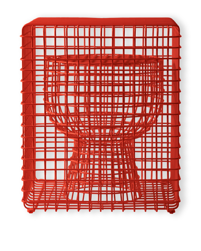 Pols Potten Wire Tip Tap Kruk Coral Red