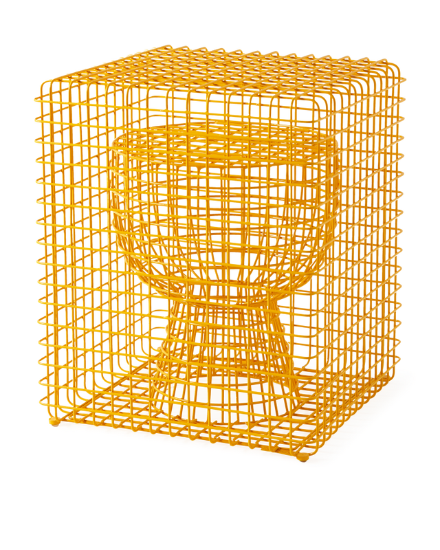 pols potten Wire Tip Tap Kruk Yellow