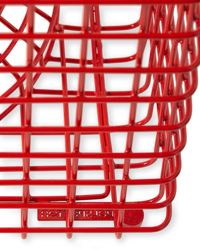 Pols Potten Wire Zig Zag Kruk Coral Red