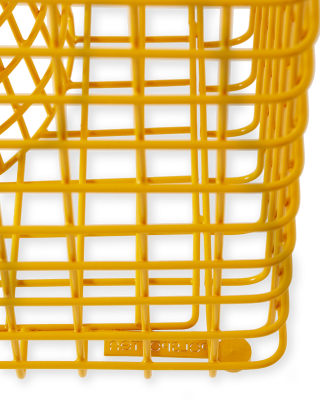 Pols Potten Wire Zig Zag Kruk Yellow