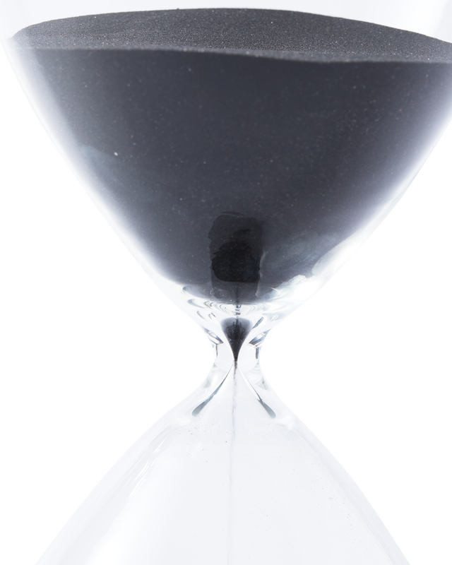 Pols Potten Zandloper Ball - S Black