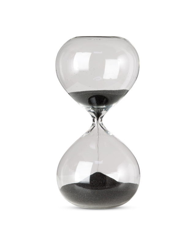 pols potten Zandloper Ball - S Black