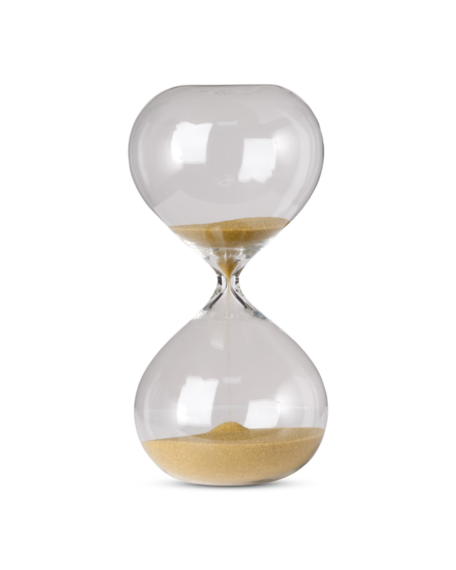 pols potten Zandloper Ball - S Gold