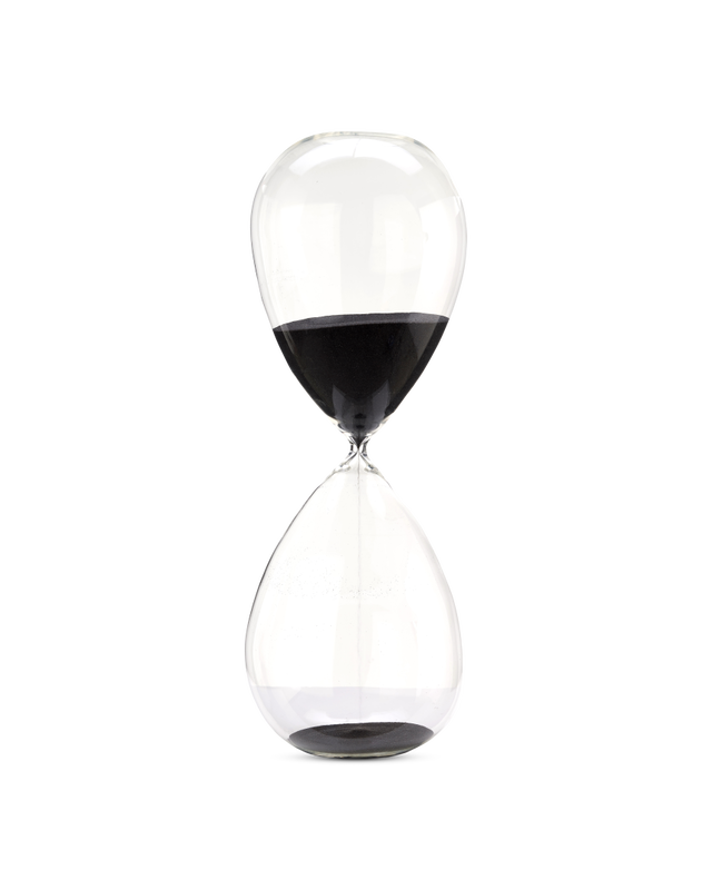 pols potten Zandloper Ball - XL Black