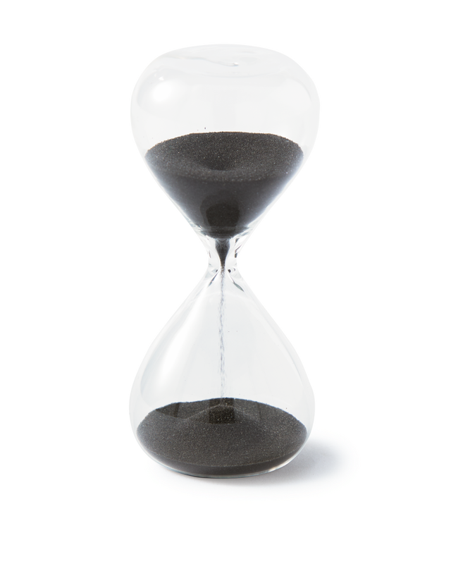 pols potten Zandloper Ball - XS Black